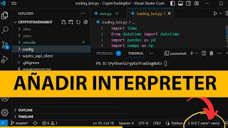 Cómo Agregar el Intérprete de Python en Visual Studio Code 🐍