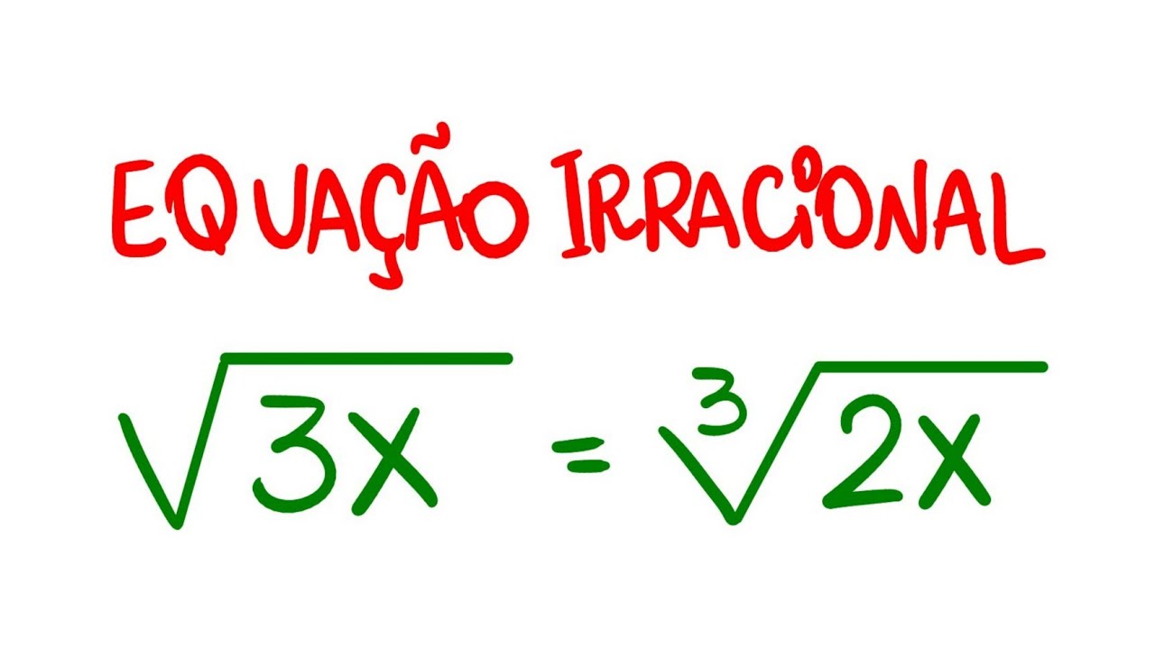 Uma Equação Irracional Top!