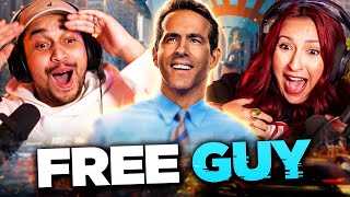 FREE GUY (2021) MOVIE REACTION  WE DIDN'T EXPECT TO LAUGH THIS HARD!  First Time Watching  Review