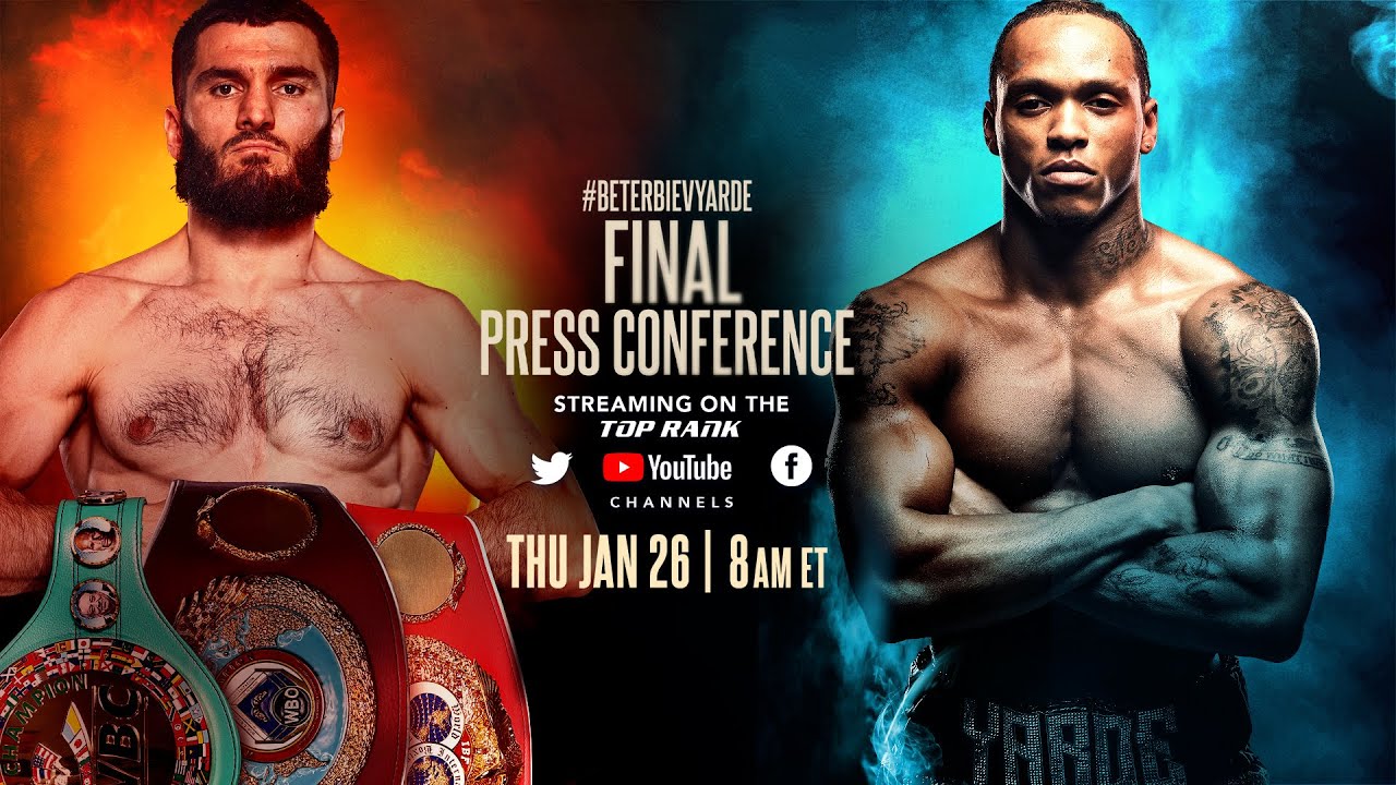 Artur Beterbiev vs Anthony Yarde FINAL PRESS CONFERENCE