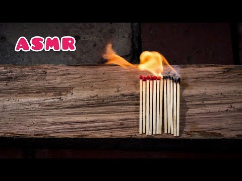 🔥🔥🔥 Matches ASMR 🔥🔥🔥 #asmr #satisfyingvideo #matches