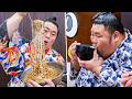Natto Overload! 100 Servings?! Sumo Wrestlers' Wild Lunch🥢🍚🫘