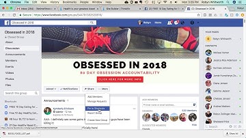 pinning to shortcuts on FB