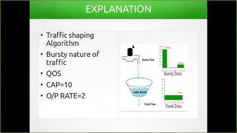 CN Lab - leaky bucket (CSE Department)