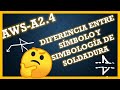 🔶 SIMBOLOGIA DE SOLDADURA 01 - Diferencia entre símbolo y simbología de soldadura en AWS 2.4