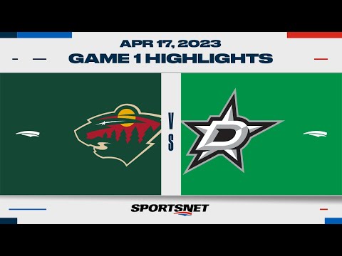 NHL Game 1 Highlights | Wild vs. Stars - April 17, 2023