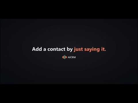 Add a contact by just saying it