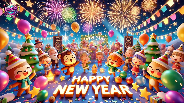 Fun Kids Song for New Year 2025 | Sing, Dance & Celebrate the Countdown!