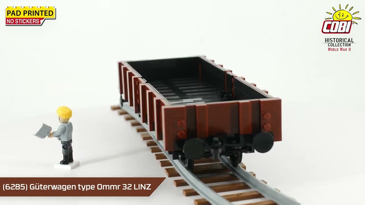Train 2023 : le set 6285 Güterwagen dévoilé par Cobi