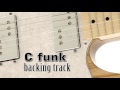 Funk backing track in c major 100 bpm