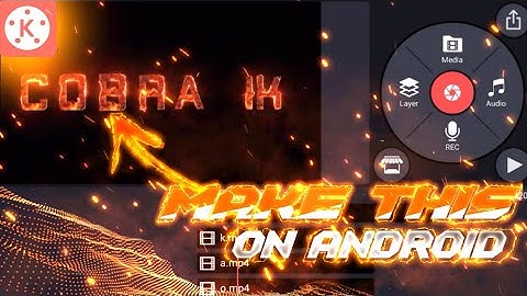 K.G.F Text Animation On Android||Text Animation on Android||《COBRA》IK ||