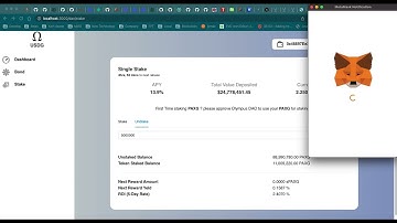 Stake Token and Unstake token - interact with Blockchain - BSC Chain