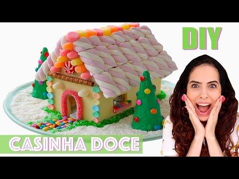 Fazendo uma Gingerbread house - uma casinha de doces