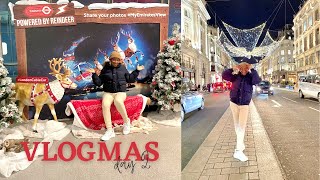 London Regent Street Christmas Lights, London Cable Car Trip &amp; Other fun things! (VLOGMAS DAY 2)