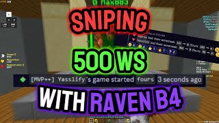 Sniping A 500 Winstreak With Raven B4 Giveaway Below Config And Scripts In Description