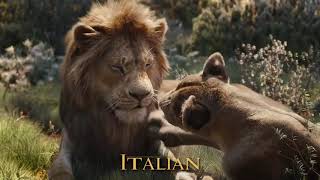 Can You Feel The Love Tonight One Line Multilanguage