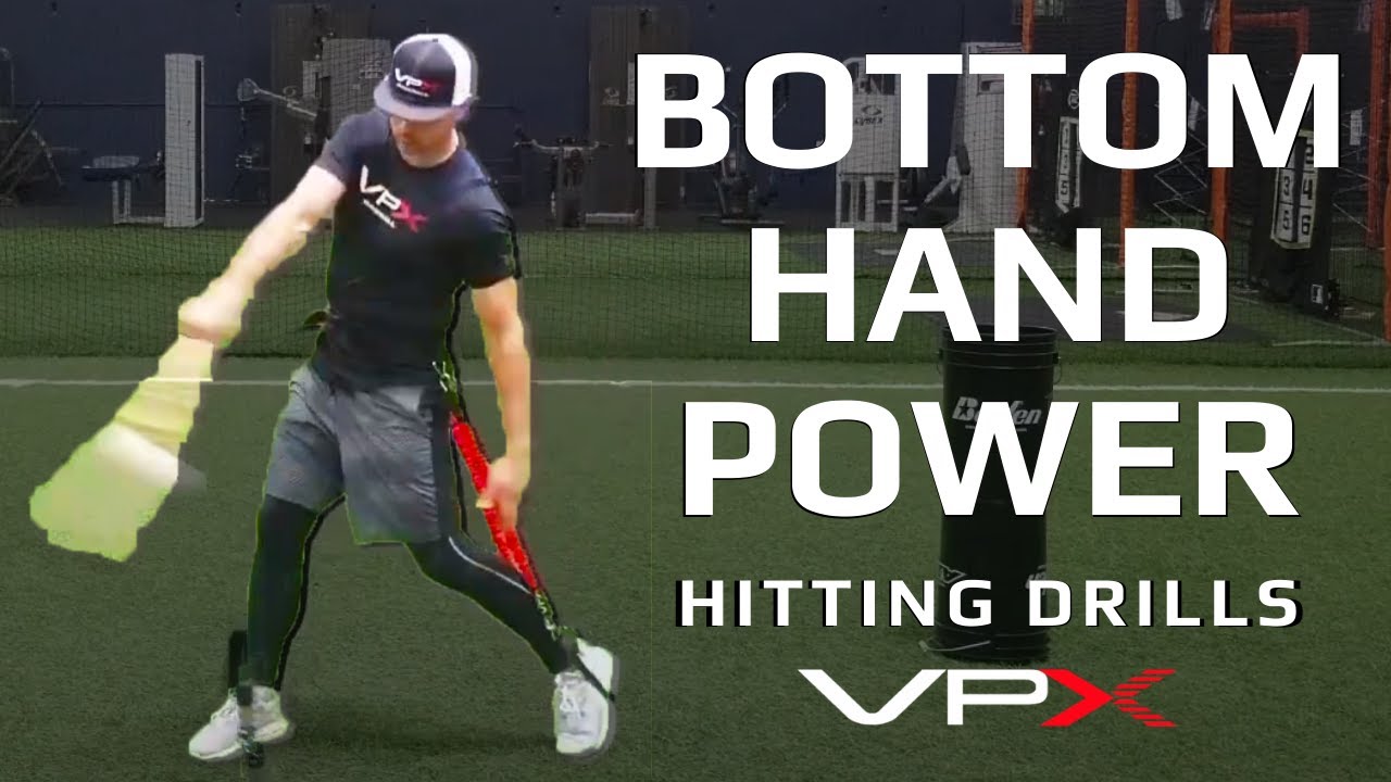 Bottom Hand Power Hitting Drill VPX Baseball Harness YouTube