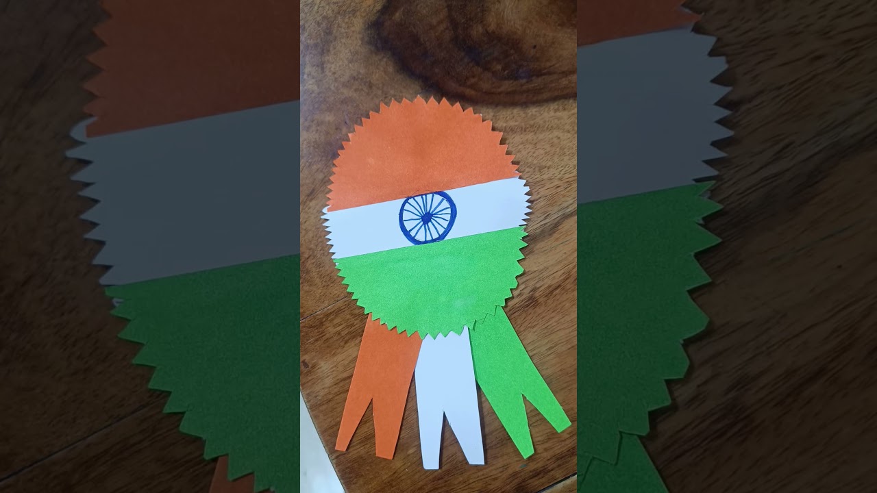 Republic Day Badge|| India ||Craft || Kidstinyzone