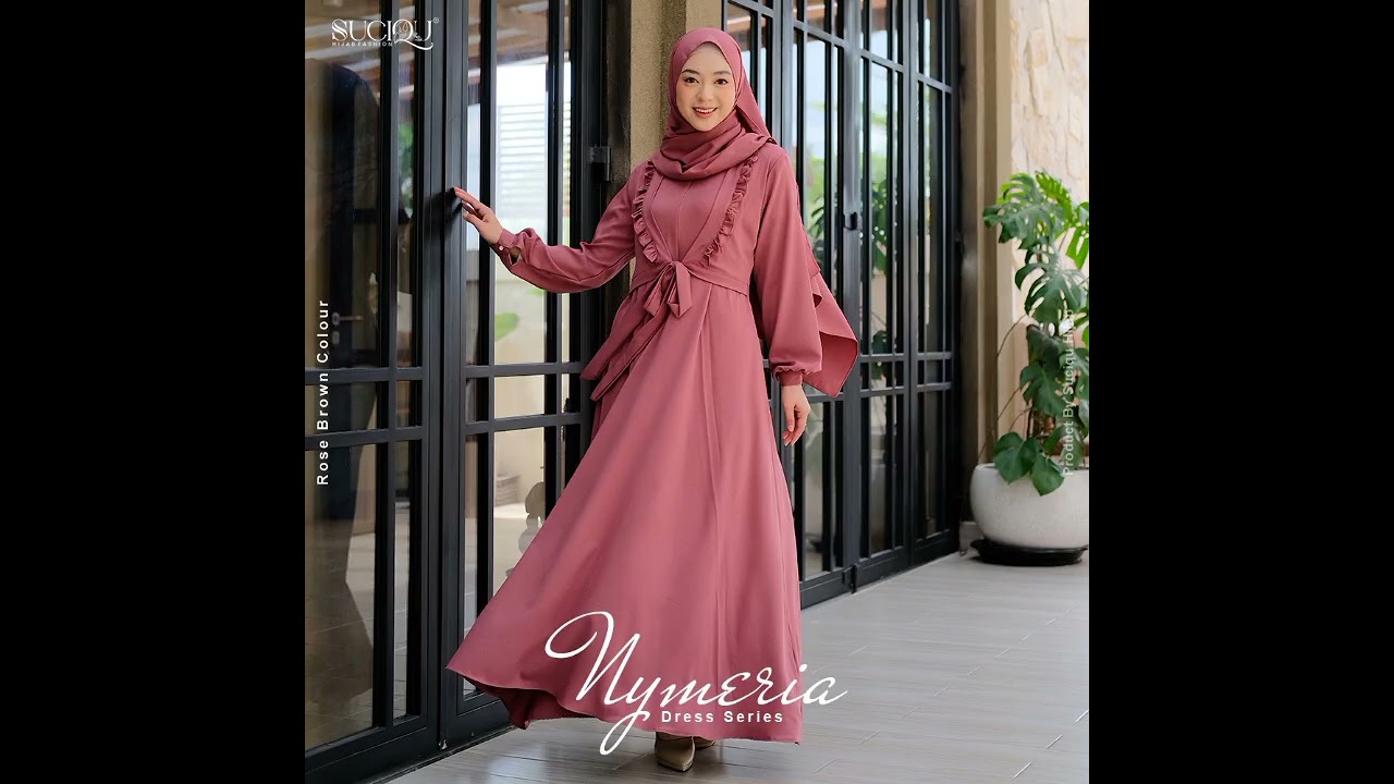Model Gamis Polos Terbaru