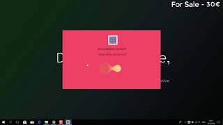 For Sale - Full login and register program supported by Bunifu UI Framework