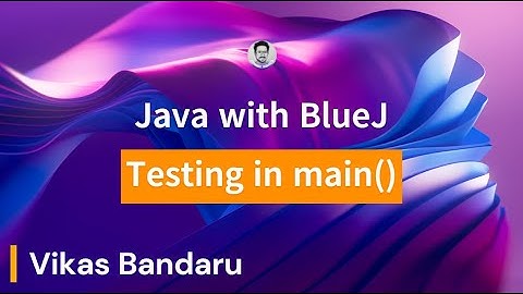 Java with BlueJ - Testing in main() #javaprogramming #coding #beginners