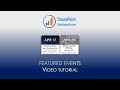 Featured Events in SharePoint Online Microsoft Lists Modern List View