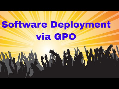 How to published Software via GPO
