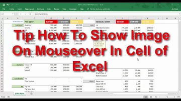 Tip How To Show Image On Mouseover In Cell of Excel