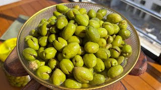 Aylar Geçse De Yemyeşil Kalan Tam Ölçülü Yeşil Zeytin Tarifi👌 Dene Ve Gör👍