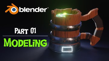 Create A Stylized Medieval Mug In Blender | Part 01- Modeling | Tutorial