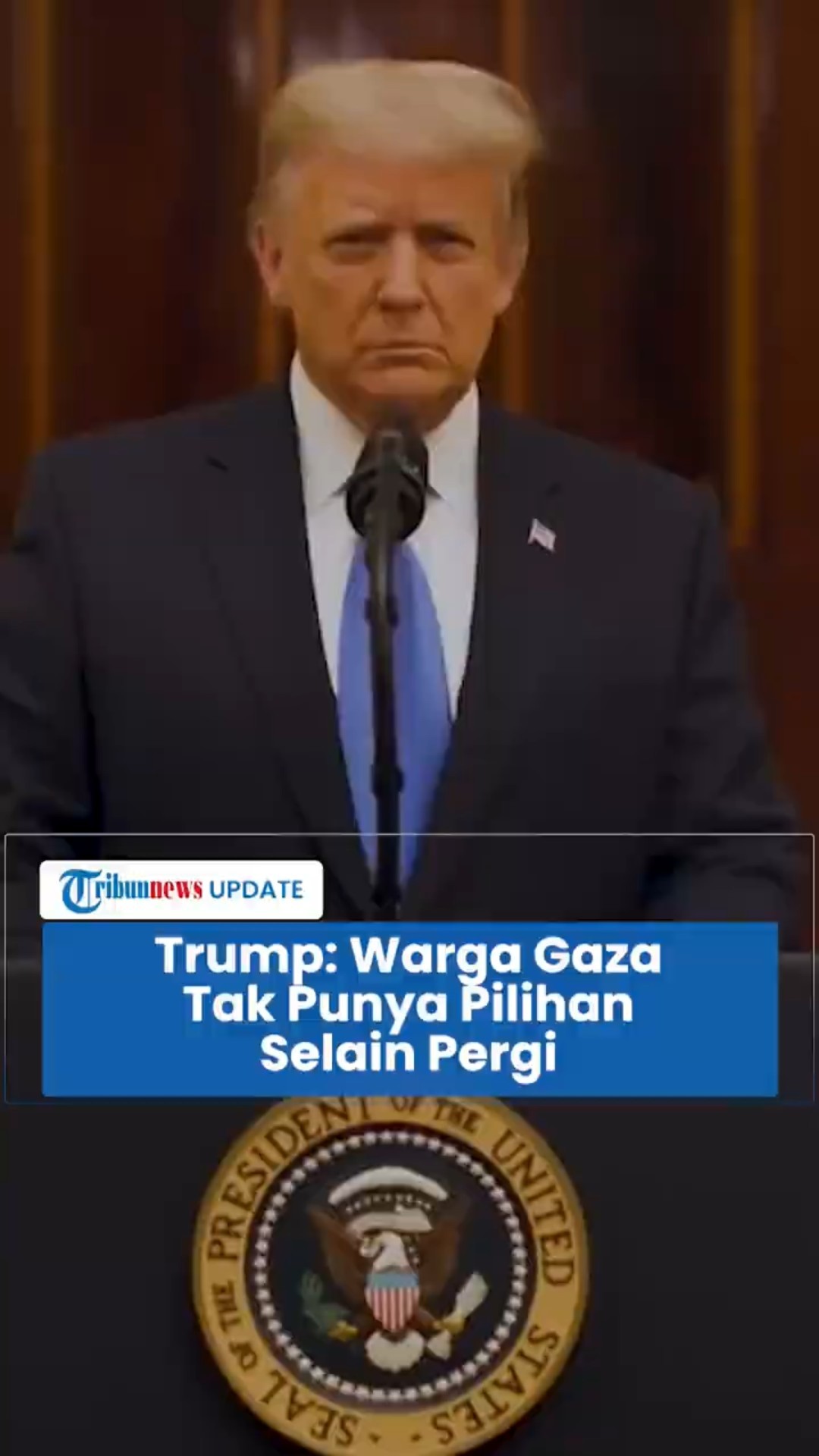 Trump Keras Kepala Ingin Warga Palestina Tinggalkan Gaza: Mereka Tak Punya Pilihan Selain Pergi