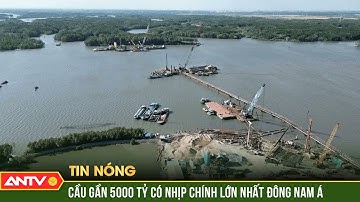 Cận cảnh cây cầu có nhịp chính lớn nhất Đông Nam Á kết nối Đồng Nai với Bà Rịa - Vũng Tàu | ANTV