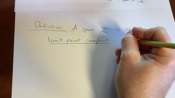 Definition of Limit Point Compact