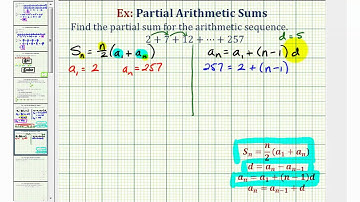 Ex 2: Find the Sum of an Arithmetic Series
