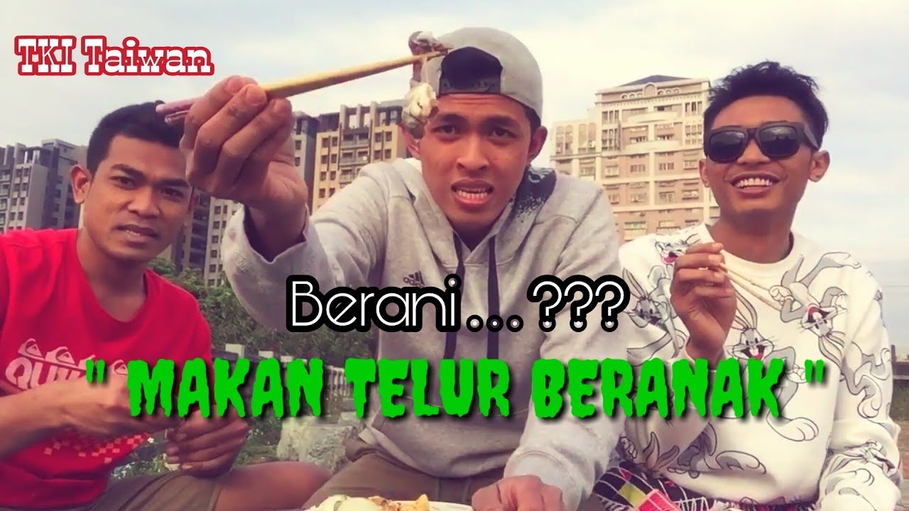 Kompetisi Makan Telur Embrio Bebek / Balut ( Telur Beranak ) || TKI