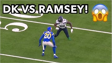 DK Metcalf vs Jalen Ramsey |PHYSICAL!| (2020) WR vs CB