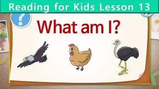 Reading for Kids | What Am I | Unit 13| Guess the Animal