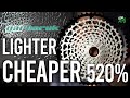 Lighter cheaper 520 than xtr and xx1   garbaruk 1052t cassette 12 speed micro spline hg review
