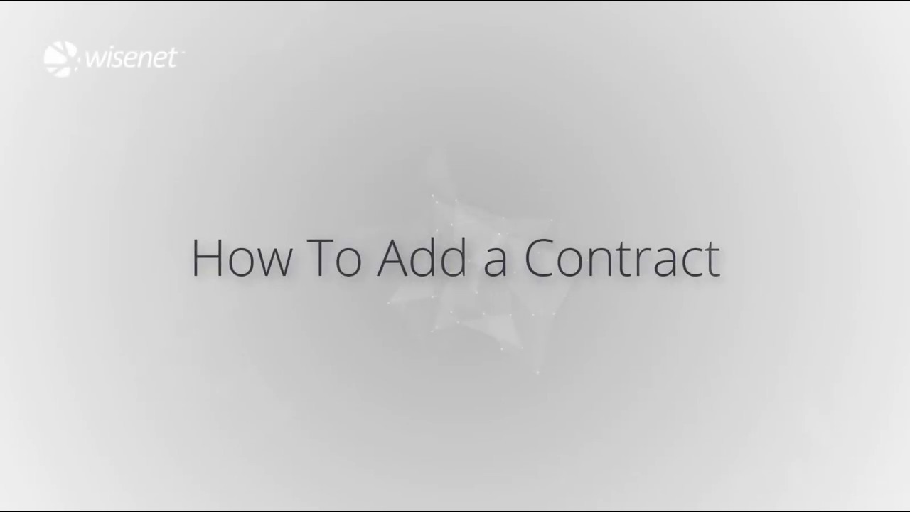 How To Add a Contract - YouTube