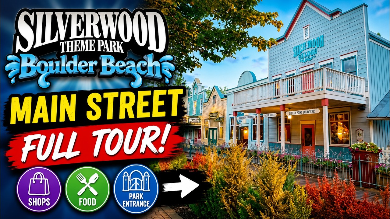 Silverwood Main Street Full Tour | Shops, Food & Park Entrance