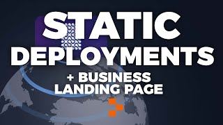 Static Deployments + Business Landing Page | Use Replit's Static Deployments to host static content
