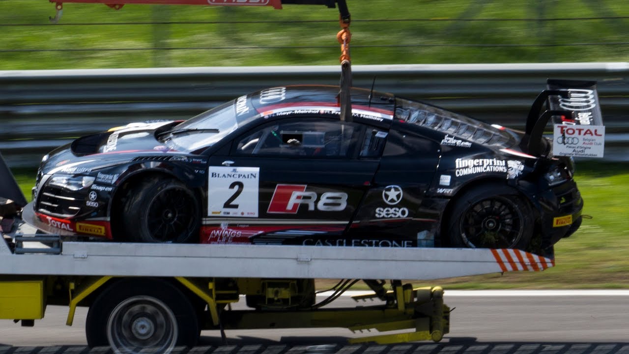 Audi R8 LMS Ultra Crash!!! - YouTube