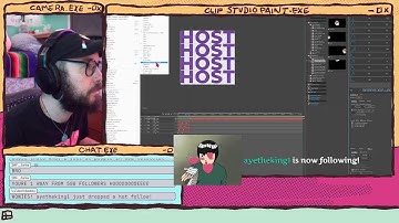 Chill Art Stream | Animated Emotes | Clip Studio Paint | After Effects