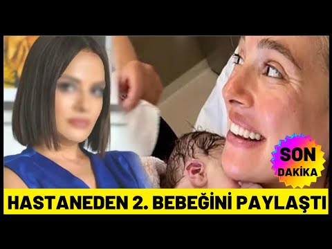 Seda Güven doğumdaki anlarını paylaştı! İşte ikinci çocuğunu kucağına alırken..