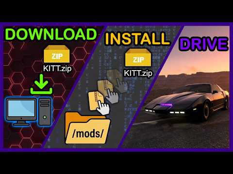 🛠️Installing BeamNG REAL CAR Mods 📂 in a Nutshell (Under 3 Mins)