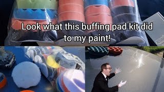 look at what these polishing pads done to my paint!