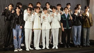 enhypen interaction with &team behind the stage (at &audition the howling final)