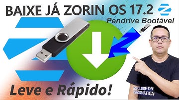 BAIXE JÁ ZORIN OS 17.2 e Pendrive Bootável