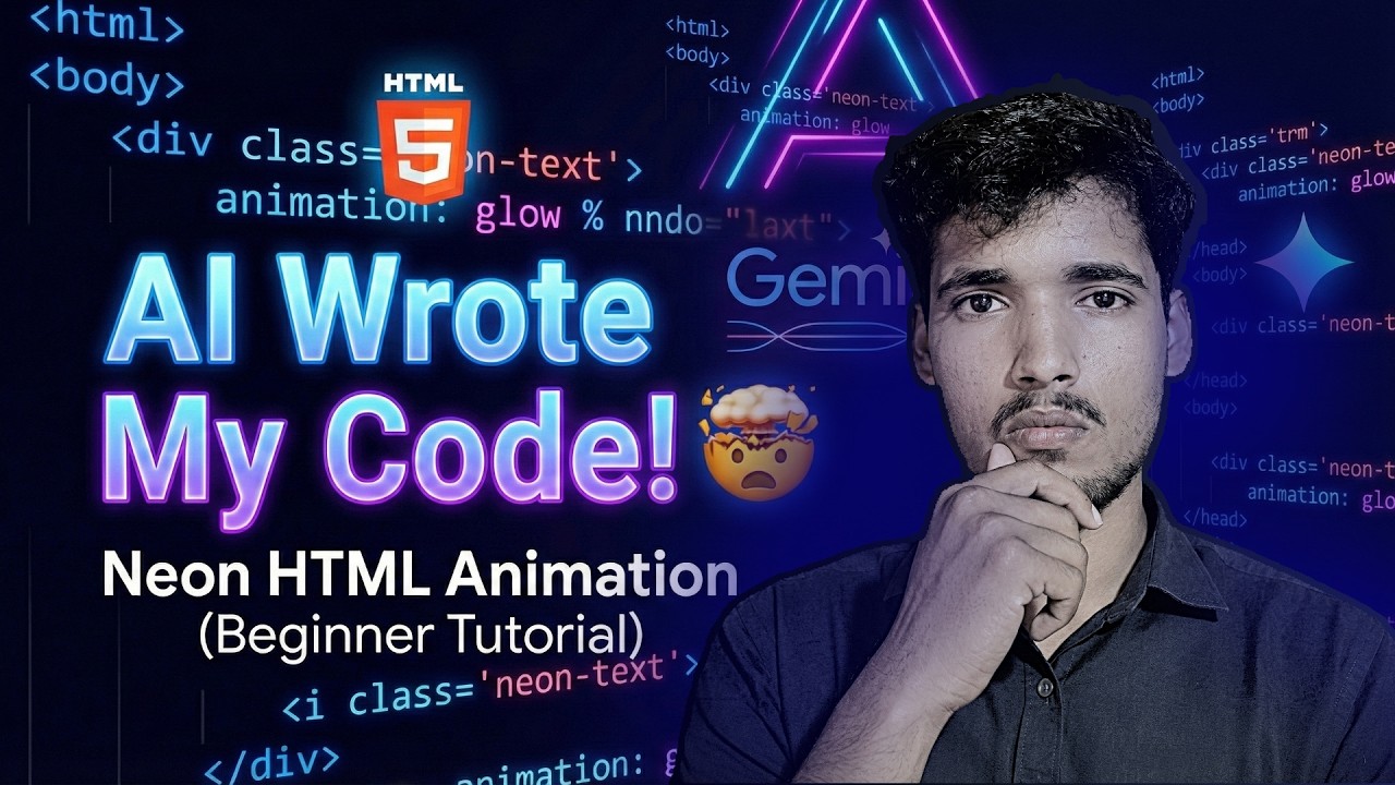 How to Create Neon Light Effect Animation in HTML | Run in Microsoft ...