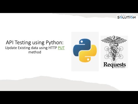 SDET :Tutorial#19 Update Resource using PUT method | python tutorial | python tutorial for beginners